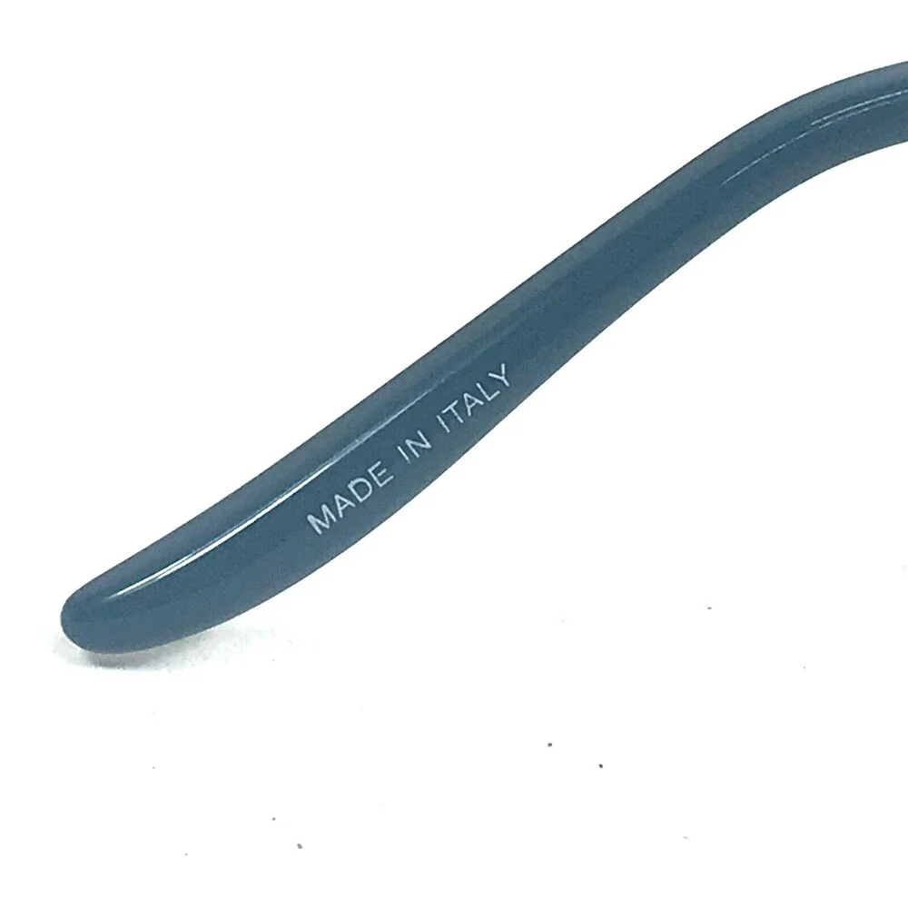 Helium Eyeglasses Frames 4438 GUN/MIDNIGHT Blue Gray Square Full Rim 55-16-140